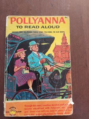 Pollyanna Illustrated Read-Aloud Book with Turquoise Accents